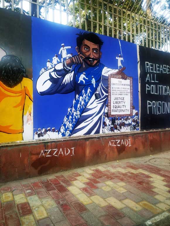 Graffiti at Jamia