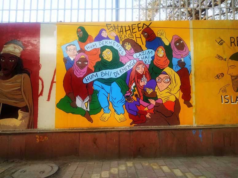 Graffiti at Jamia