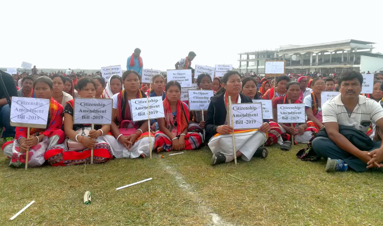 Tripura Peoples Front protest