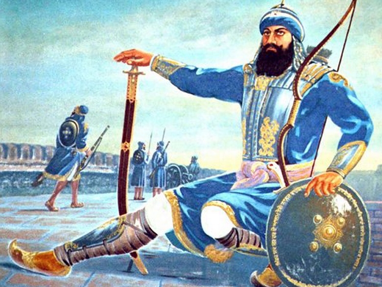 Banda Singh Bahadar -who smashed Sirhind and set up the first Sikh rule