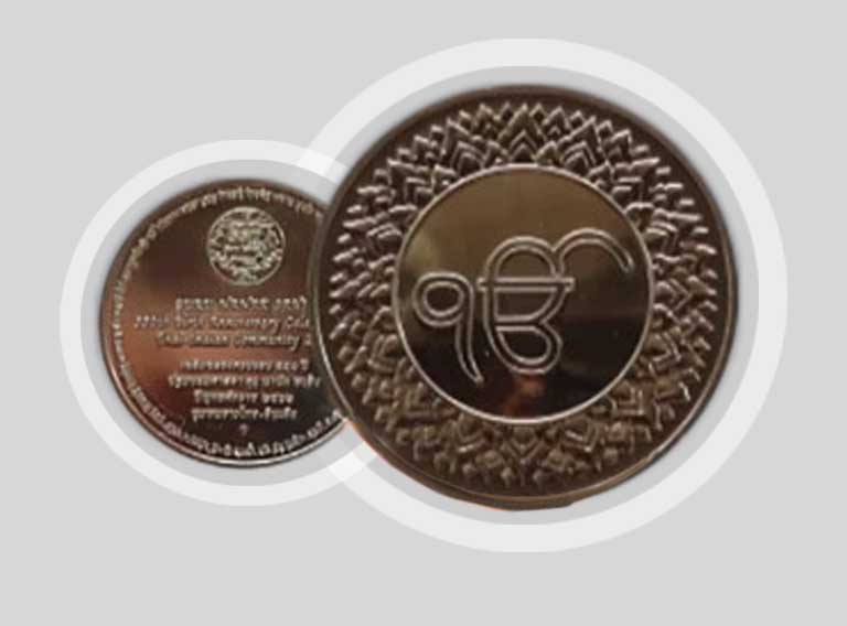 Commemorative Thai Coins For 550 Years of Guru Nanak offered to public