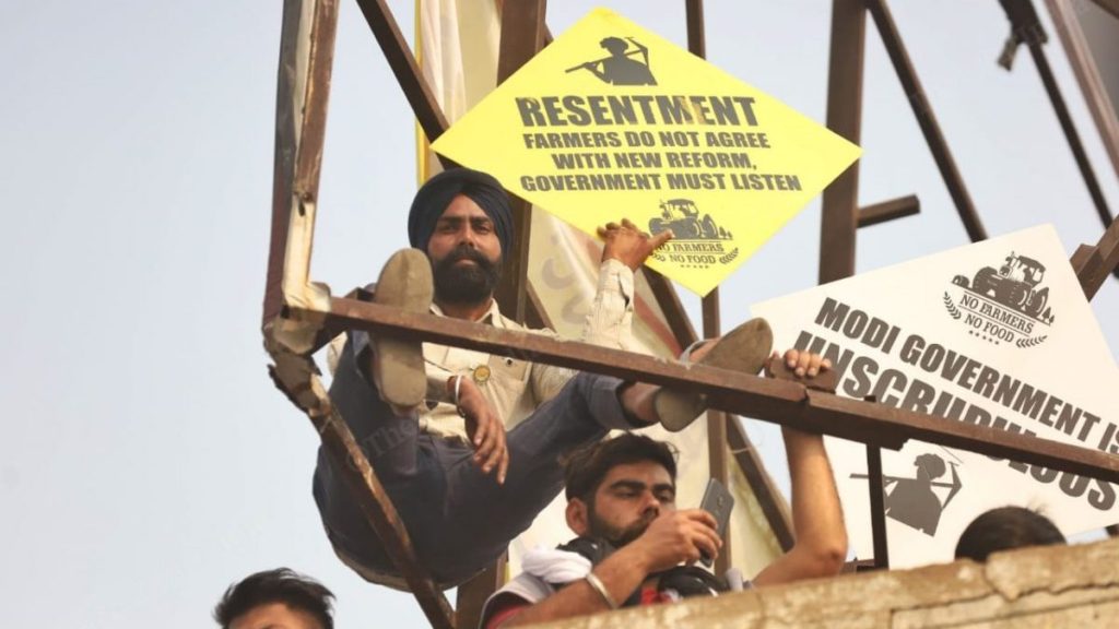 Resentment at Kisan Andolan