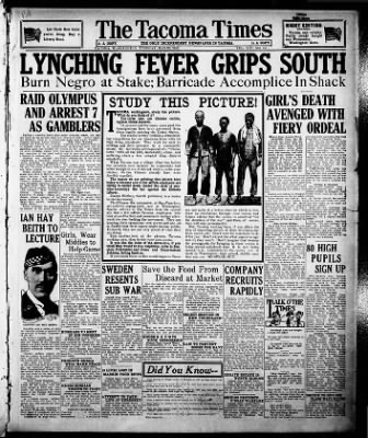 Lynching Incident USA