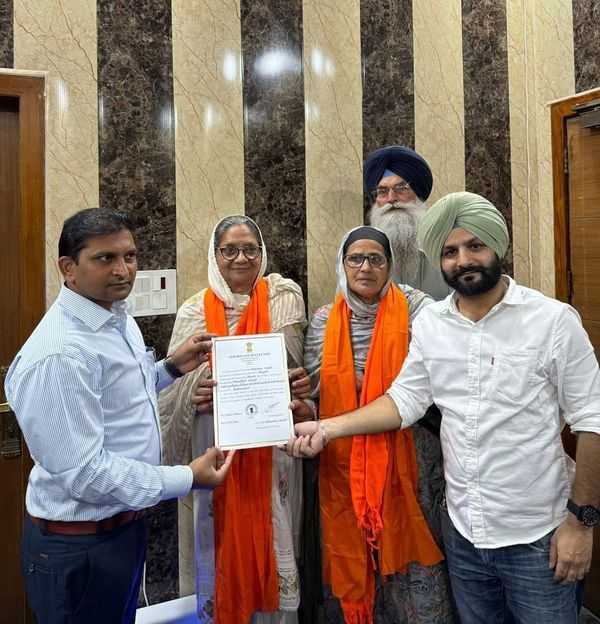 Amritpal Singh victory certificate